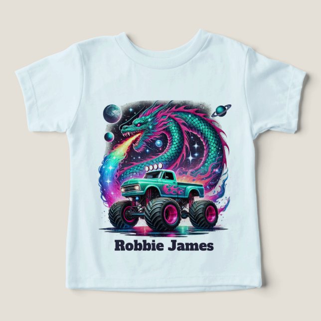 Cool boys monster truck customizable (Diseño delantero )