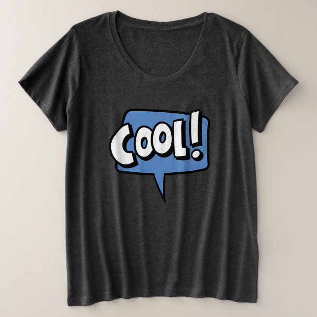 Cool Comic Speech Bubble T-Shirt – Fun Graphic Tee (Anverso del diseño)