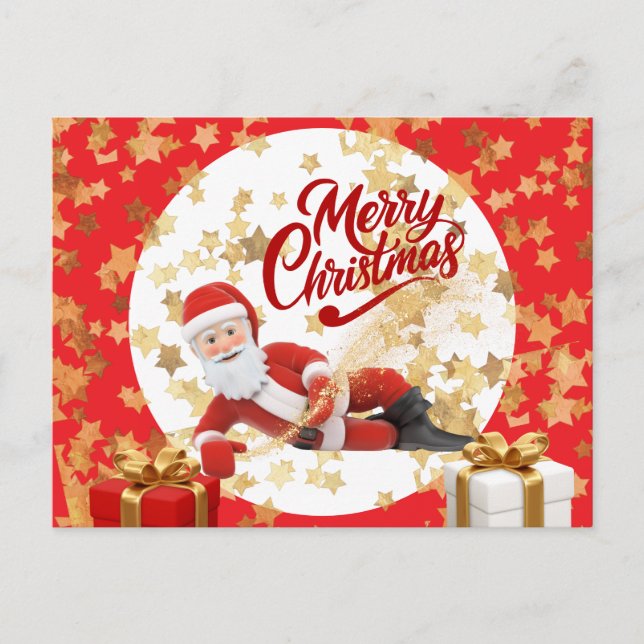 Cool Santa Claus Vacaciones de Navidad 🎅 (Anverso)