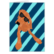 Coonhound fresco en blanco de Redbone