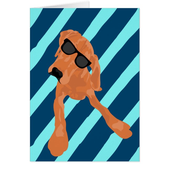 Coonhound fresco en blanco de Redbone (Frente)