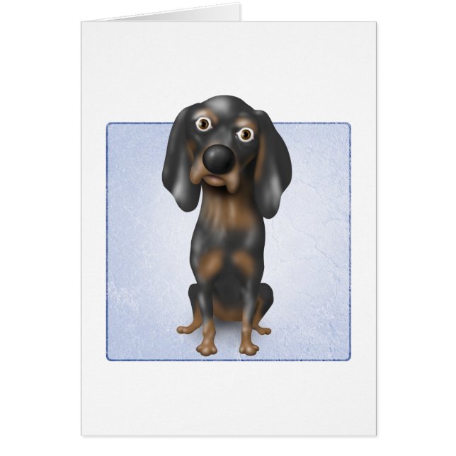 Coonhound (negro y moreno) (Frente)