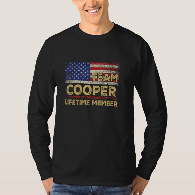 Cooper Apellido Equipo de camiseta Cooper Lifetime (Anverso)