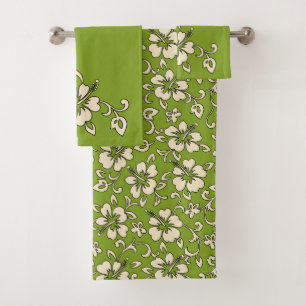 Coordenada floral de Malia Hawaiian Hibiscus-Olive