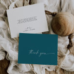 Coordenadas acuáticas modernas | Tarjeta de agrade<br><div class="desc">Esta moderna acuarela coordina una tarjeta de agradecimiento verde azulada es perfecta para un elegante boda contemporáneo. El sencillo diseño azul, verde y blanco, presenta una tipografía industrial única con un estilo boho moderno. Personalizable de cualquier color. Mantenga el diseño minimalista y elegante, tal como está, o lo personalice añadiendo...</div>