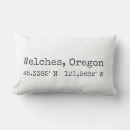 Coordenadas del mapa de Welches, Oregon Almohada l