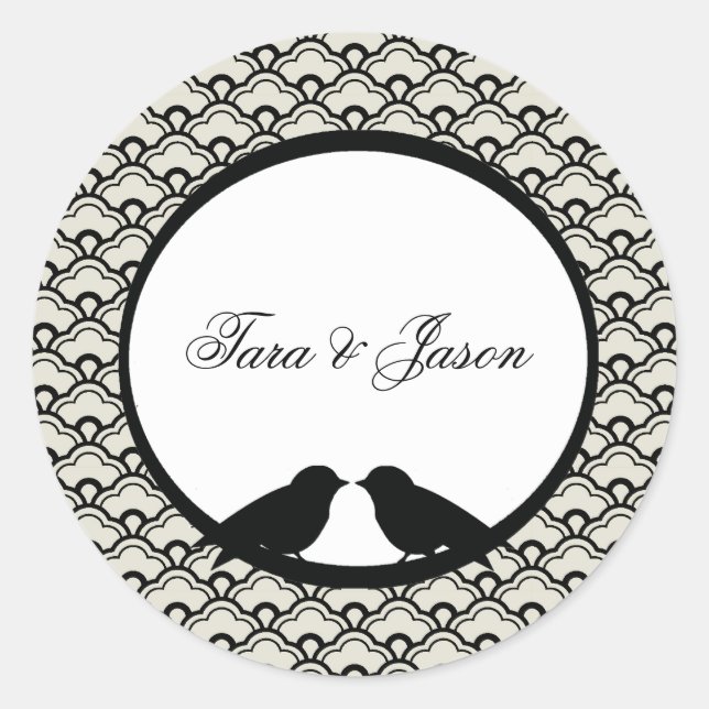 Coordinación de Sellos para sobres de aves amorosa (Anverso)