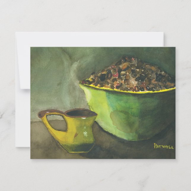 Copa al vapor de café Bowl frijoles de café (Anverso)