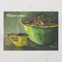 Copa al vapor de café Domingo Invitación a Brunch