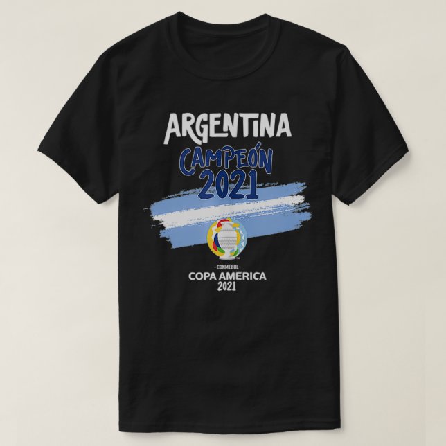 Copa America 2021 Argentina Campeon Tank Top (Diseño del anverso)