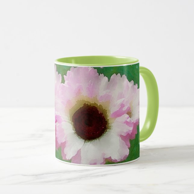 Copa Art Mug de color de agua rosa (Anverso derecho)