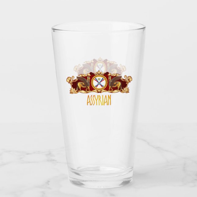 Copa ASSIRIA de Vidrio (Anverso)