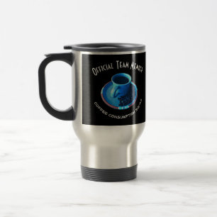 Copa Azul y Saucer Personalizado del equipo de l