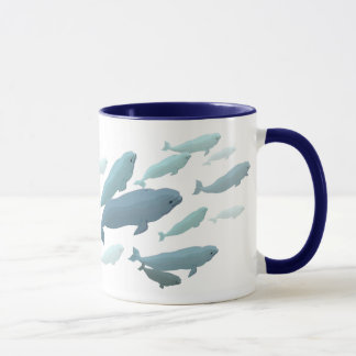 Copa Beluga de Arte Ballena Mug Marinelife