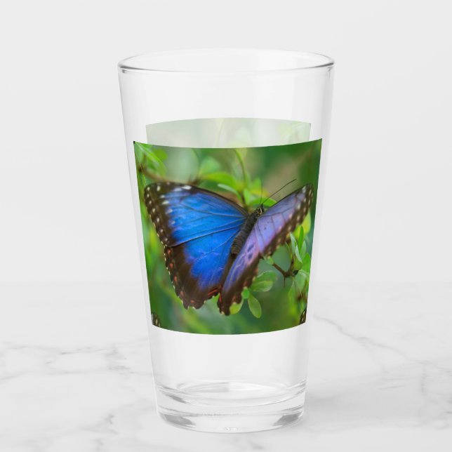 Copa Blue Butterfly Glass (Anverso)