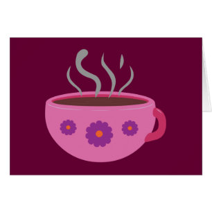 Copa caliente de café