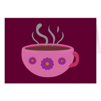 Copa caliente de café