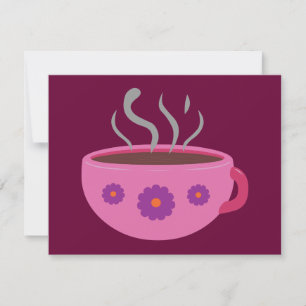 Copa caliente de café