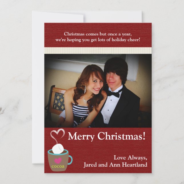 Copa caliente de Invitación de Coco 5x7 (Anverso)