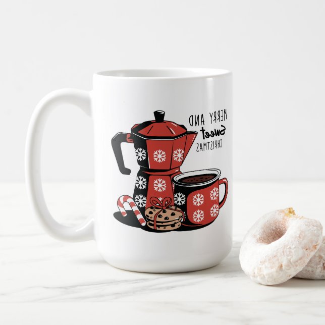 Copa Coffee Festiva Con Tratamientos De Vacaciones (Con donut)