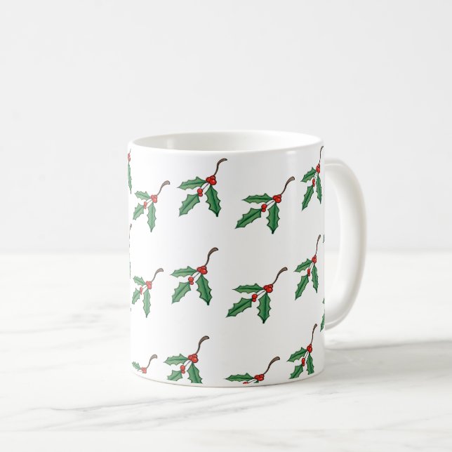 Copa Coffee Holly Holiday para navidades (Anverso derecho)