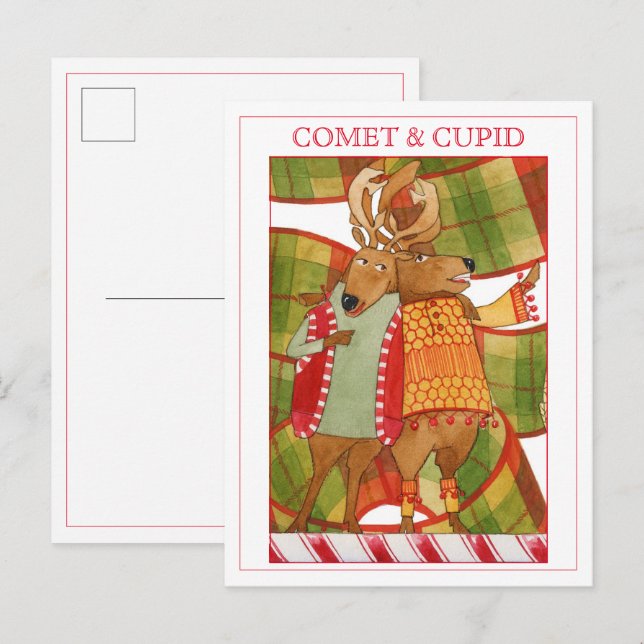 COPA COMETA CUPIDO Tarjeta postal (Anverso / Reverso)