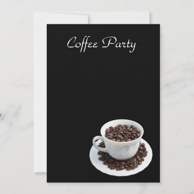 Copa con granos de café (Anverso)