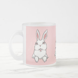 Copa Conejo Conejo Mug de Café Copa Conejo Rosa