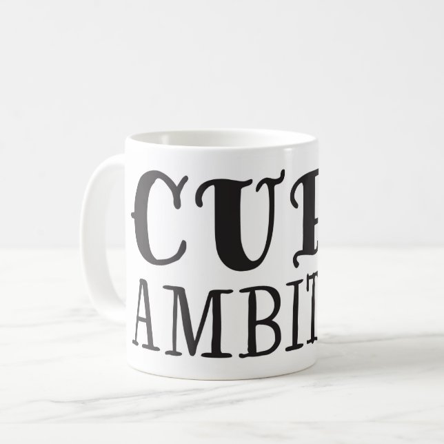 Copa de Ambición Cerámica Mug (Anverso izquierdo)
