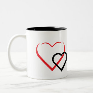 Copa de amor/diseño del corazón café Mug/regalo pe