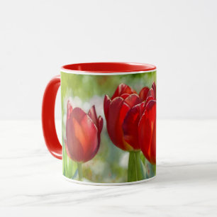 Copa de Arte de Música de Tulipanes Rojos de bonit