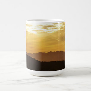 Copa de arte Golden Sunset Mountain