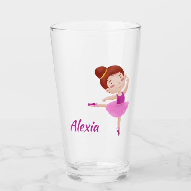 Copa de ballet personalizable con nombre - Bonita  (Anverso)