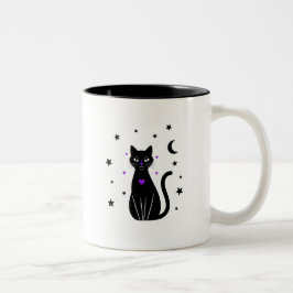 Copa de café Black Cat Lover Peek