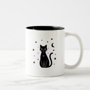 Copa de café Black Cat Lover Peek