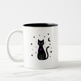 Copa de café Black Cat Lover Peek