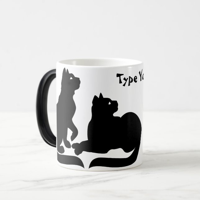 Copa de Café Cat Mug Personalizada Gato Gato Gato  (Anverso izquierdo)