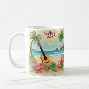 Copa de café con el logotipo de Soul Vacay 2025