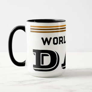 Copa de Café con rayas marrones deportivos