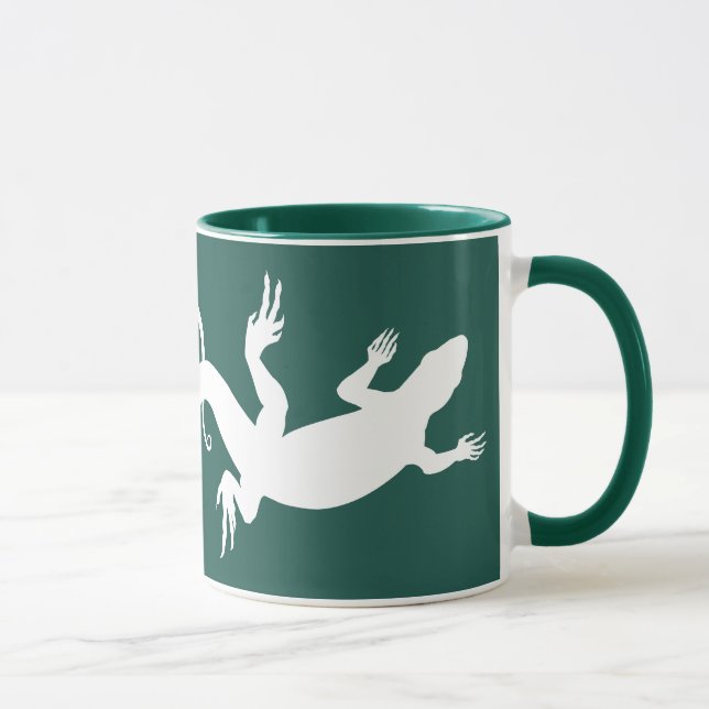 Copa de Café de Arte Lizard Reptile Lizard Mugs (Derecha)