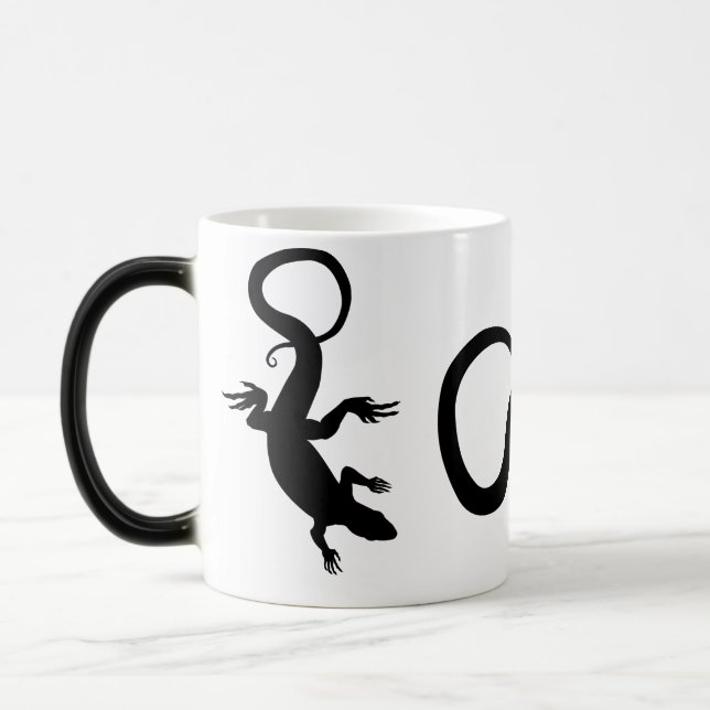 Copa de Café de Arte Lizard Reptile Lizard Mugs (Izquierda)