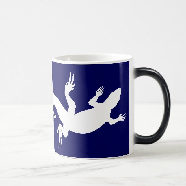 Copa de Café de Arte Lizard Reptile Lizard Mugs (Derecha)