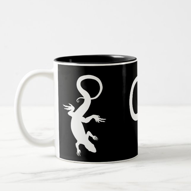 Copa de Café de Arte Lizard Reptile Lizard Mugs (Izquierda)