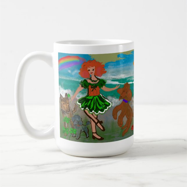 Copa de Café de cangrejo con temática irlandesa (Izquierda)