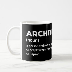 Copa de Café de Definición de Trabajo de Arquitect