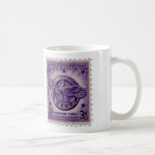 Copa de Café de Estampado Vintage