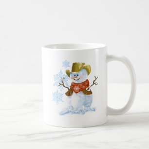 Copa de Café de Navidades de Vaquero Snowman