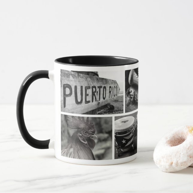 Copa de café de Puerto Rico/ (Con donut)