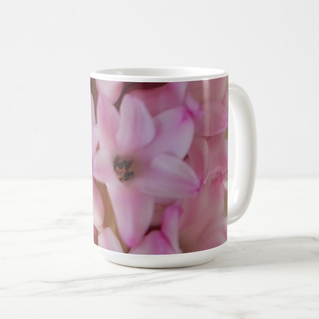 Copa de café de tazas de hongos rosados de hiacint (Anverso derecho)