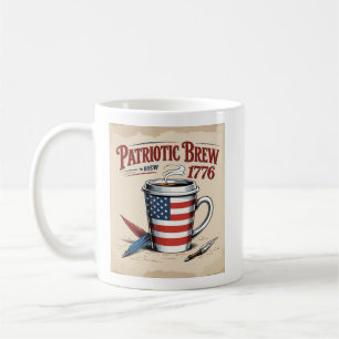 Copa de Café del Patrón de la Bandera Americana -